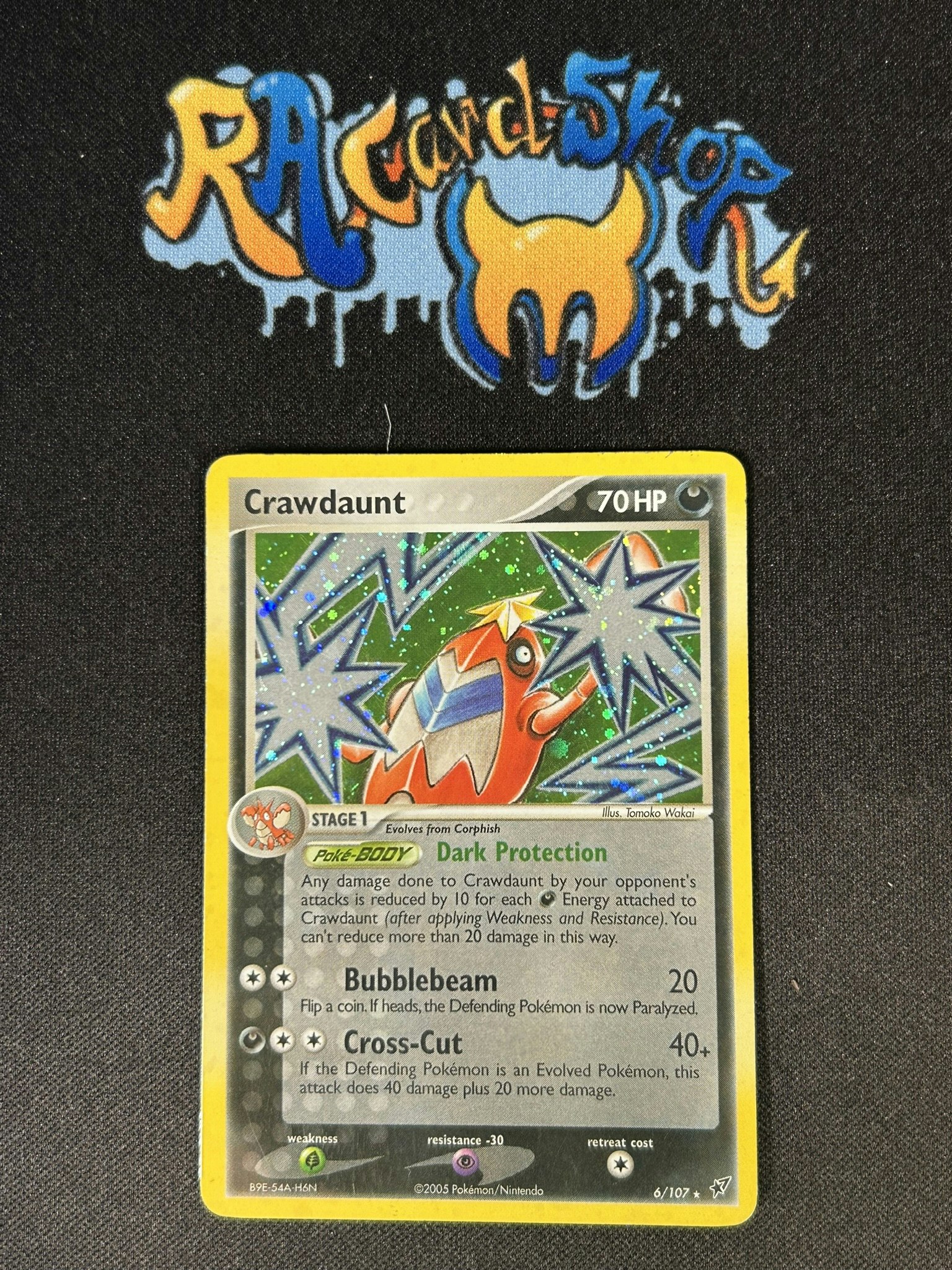 Crawdaunt Holo Rare 6/107 EX Deoxys Pokemon