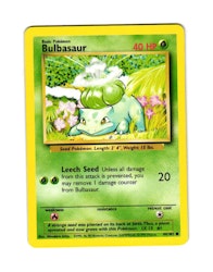 Bulbasaur Common 44/102 Base Set Pokemon TCG