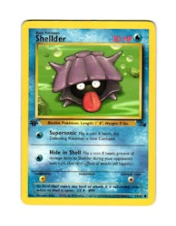 Shelder Common 54/62 Fossil 1st Edition Pokemon