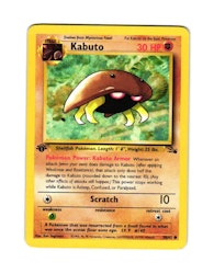 Kabuto Common 50/62 Fossil 1st Edition Pokemon