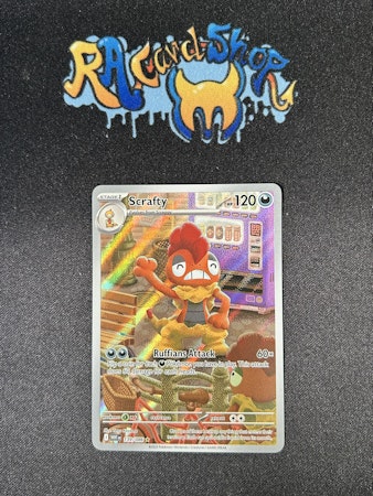 Scrafty Illustration Rare 139/086 White Flare Pokemon