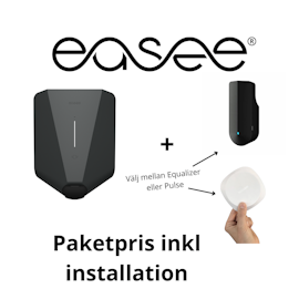 Paketpris 2 Easee Charge Lite 11kW laddbox + lastbalansering inkl installation