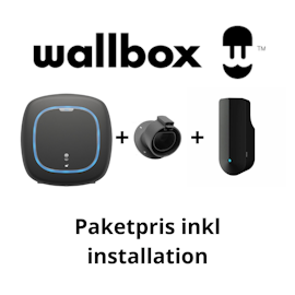 Paketpris 4 Wallbox Pulsar PRO 22kW laddbox + Tibber Pulse + hållare med installation