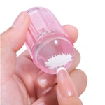 Nagelstämpel Rosa