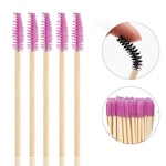 Mascaraborste Bambu Rosa - 50pack
