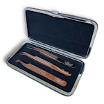LUXURY - Tweezers kit with magnetic case