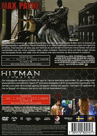 Max Payne / Hitman (Beg. DVD)