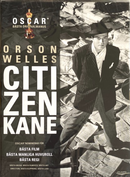 Citizen Kane (DVD, Kartongfodral - I plast)