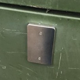 Cover plate Geocache MAGNETIC