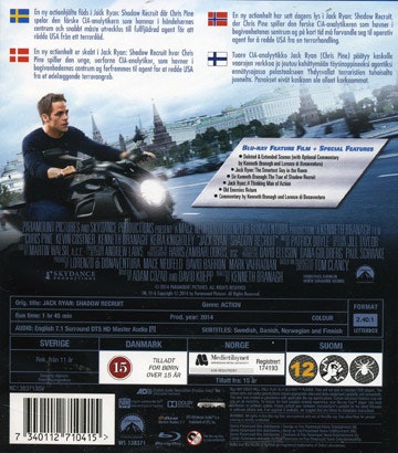 Jack Ryan - Shadow Recruit (Beg. Blu-ray)
