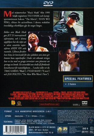 Black Mask 2 - City of Masks (Beg. DVD)