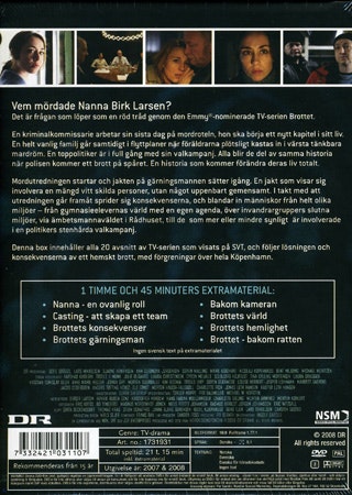 Brottet - Säsong 1 (Box 8-DVD)