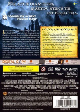 Harry Potter Och Halvblodsprinsen (2-disc DVD)