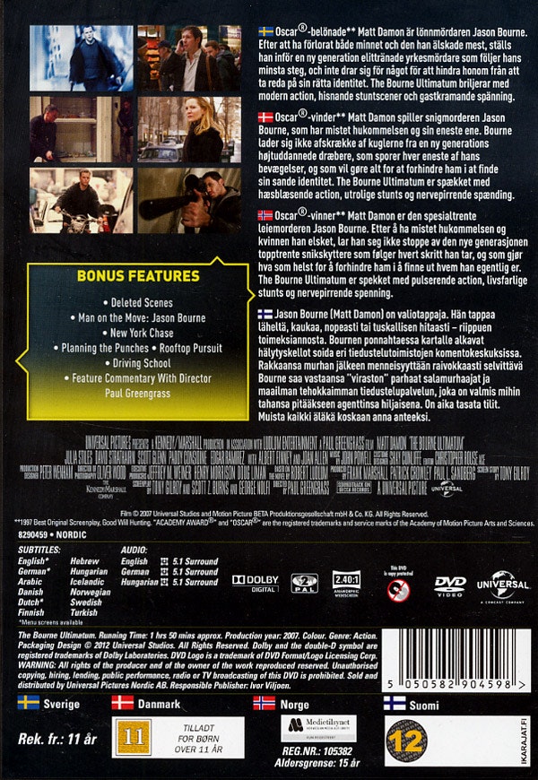 the Bourne Ultimatum (DVD)
