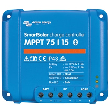 Victron solcellsregulator MPPT smart 75/15