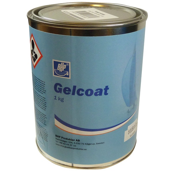 BHP Gelcoat, grå 80012 (812), 1kg exkl. härdare