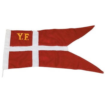 1852 YF-flagga 34 x 65cm sydd och med Ø3mm 25cm lina