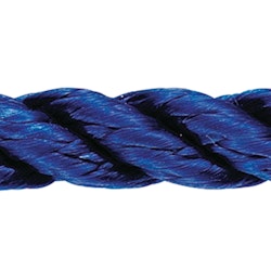 1852 3-slagen polyester blå Ø20 mm x löpmeter