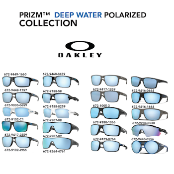 Oakley Prizm Deep Water Polarized Collection