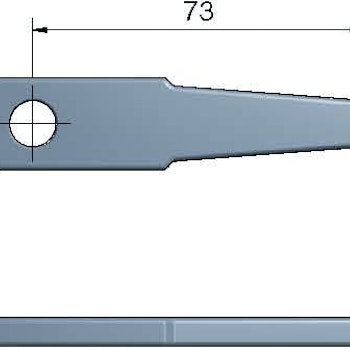 Regel lång rak 2,5''