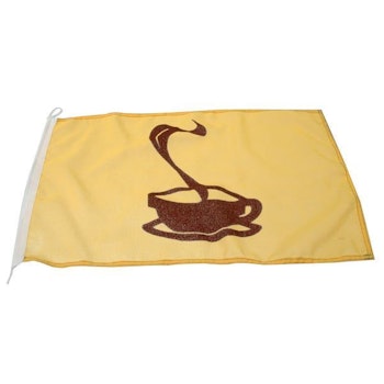 Humorflagga kaffeflagga 30x45cm