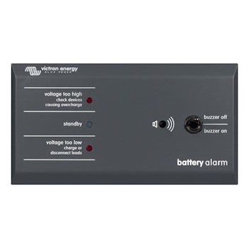 Batterialarm Victron med ljud och ljus 12/24V