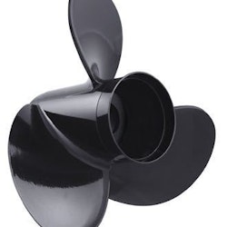 Propeller hustler mid 12 x 10 1/2, EVINRUDE, JOHNSON, FORCE, HONDA, MERCURY, MARINER, TOHATSU, NISSAN, SUZUKI, YAMAHA, 25-75 HK