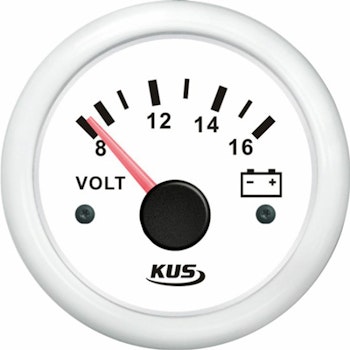 Kus voltmeter vit 12V