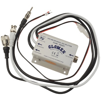 Glomex RA201 VHF/AM-FM/AIS-splitter 12V