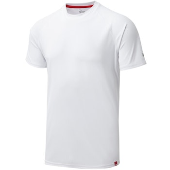 Gill UV010 Herr UV Tec T-Shirt Vit Str L