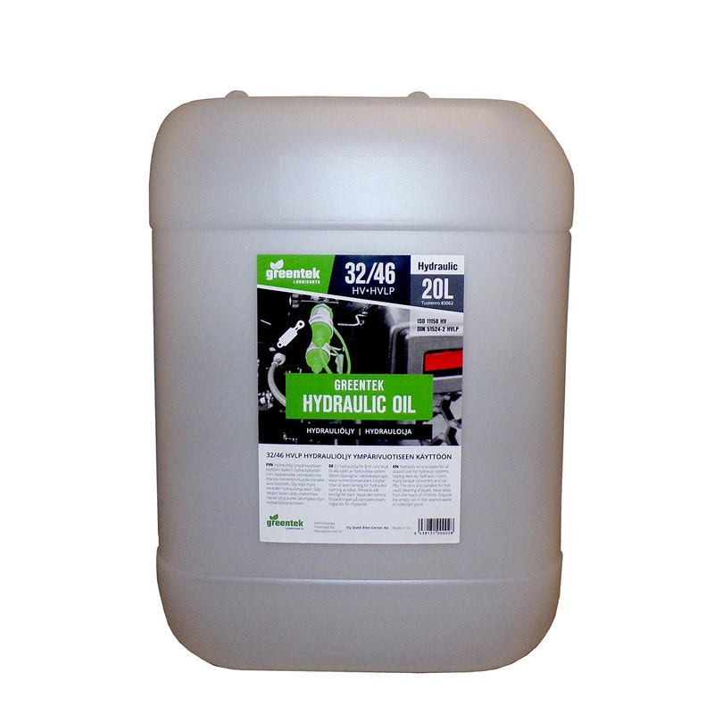 Greentek Hydraulolja 32/46 HVLP, 20 liter