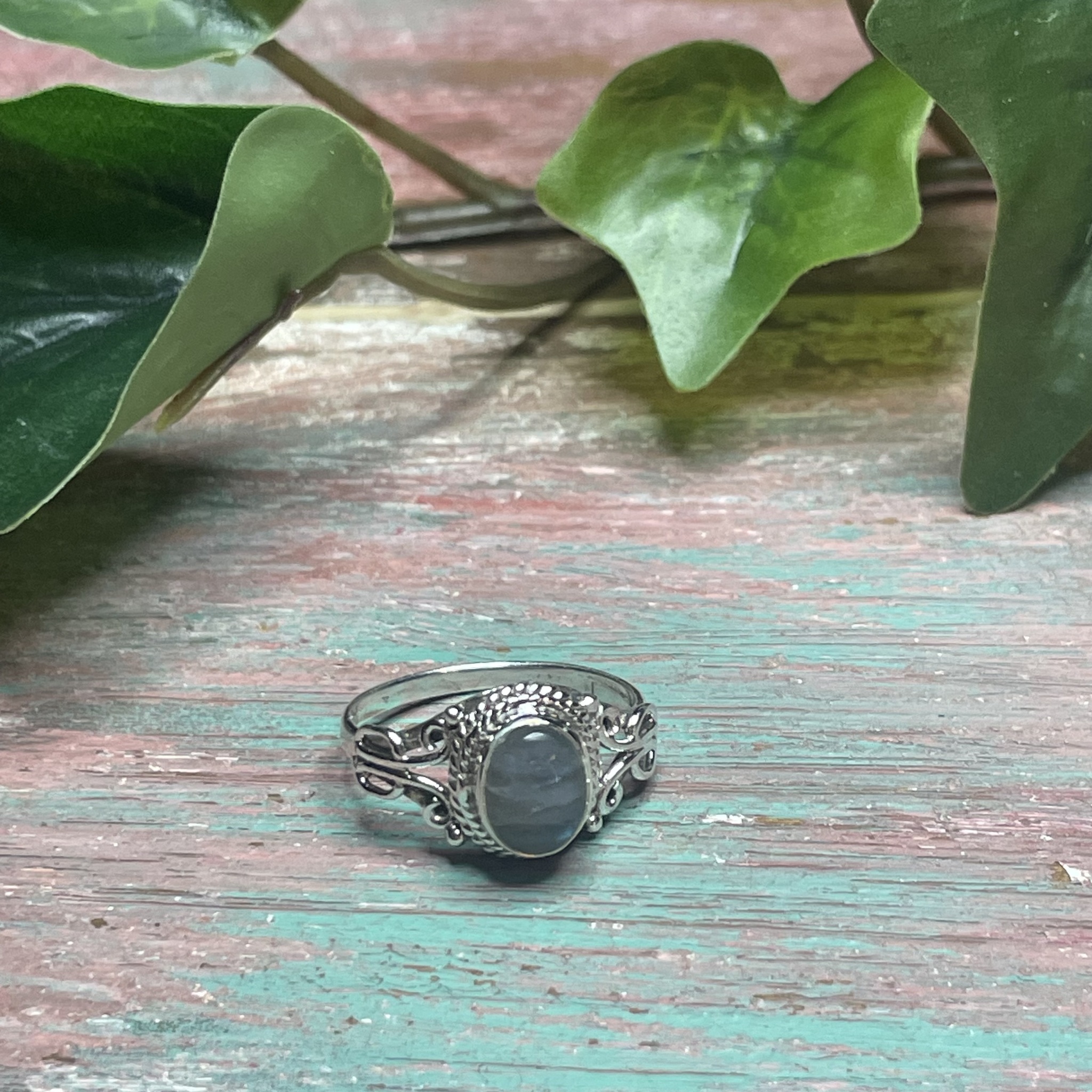 Labradorit ring silver 925