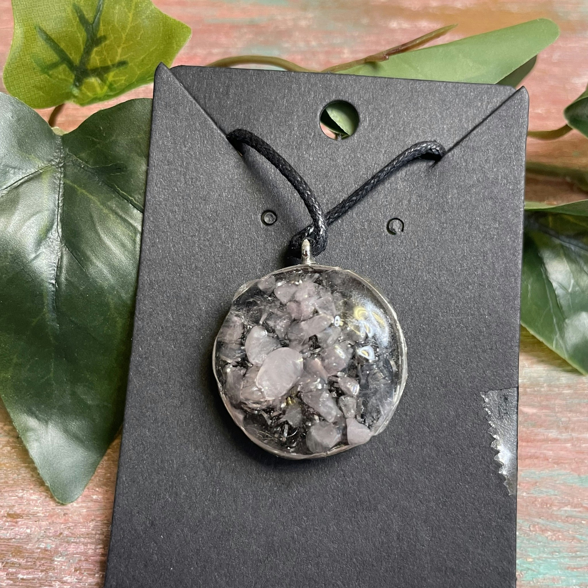 Organit halsband handgjord