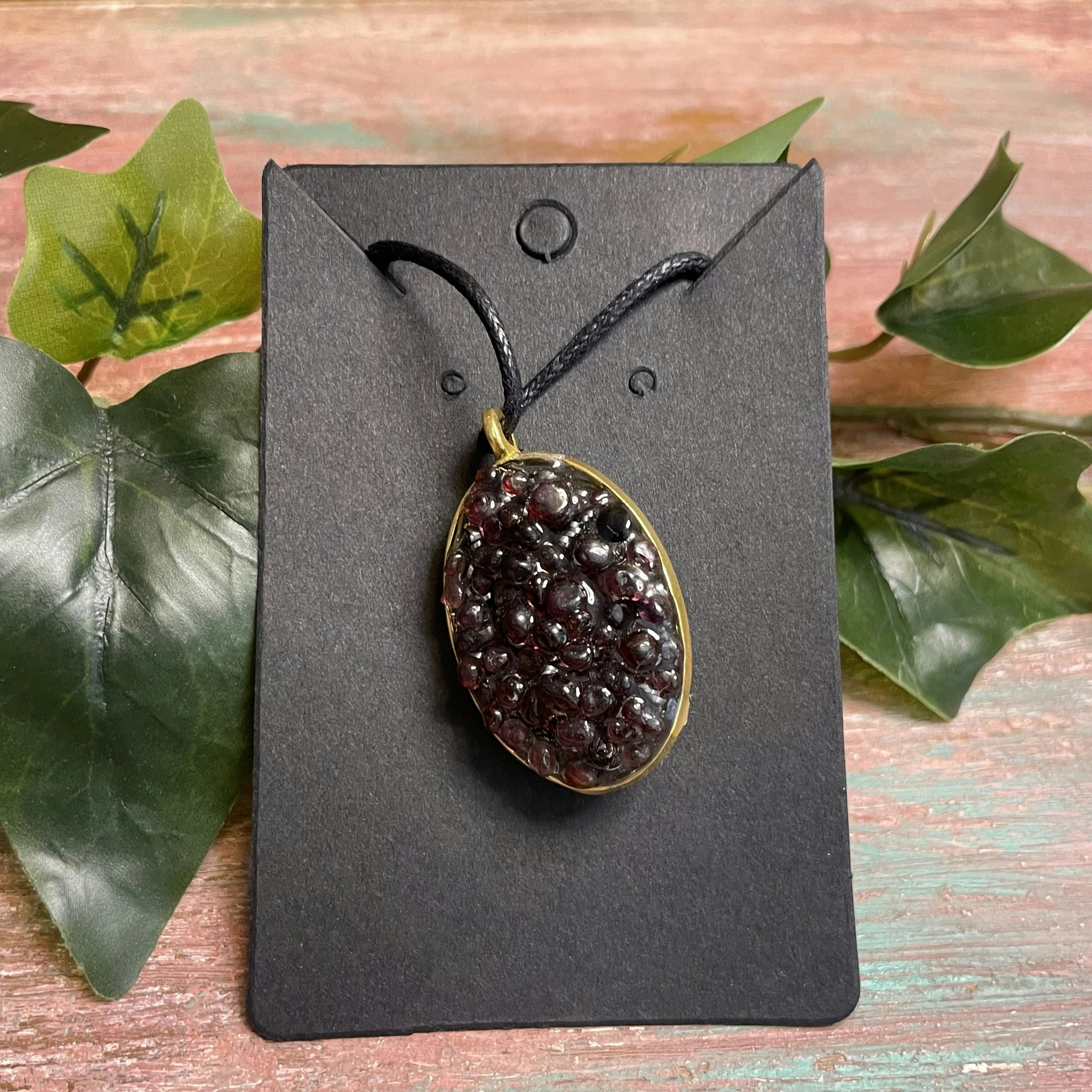 Organit halsband handgjord