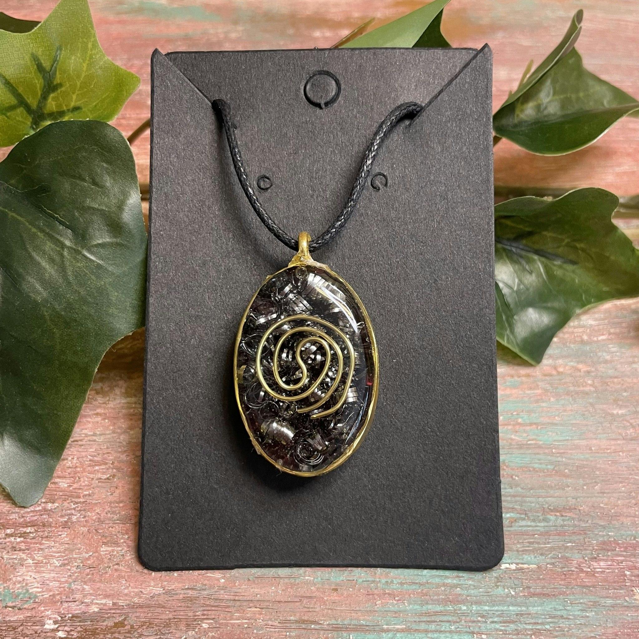 Organit halsband handgjord