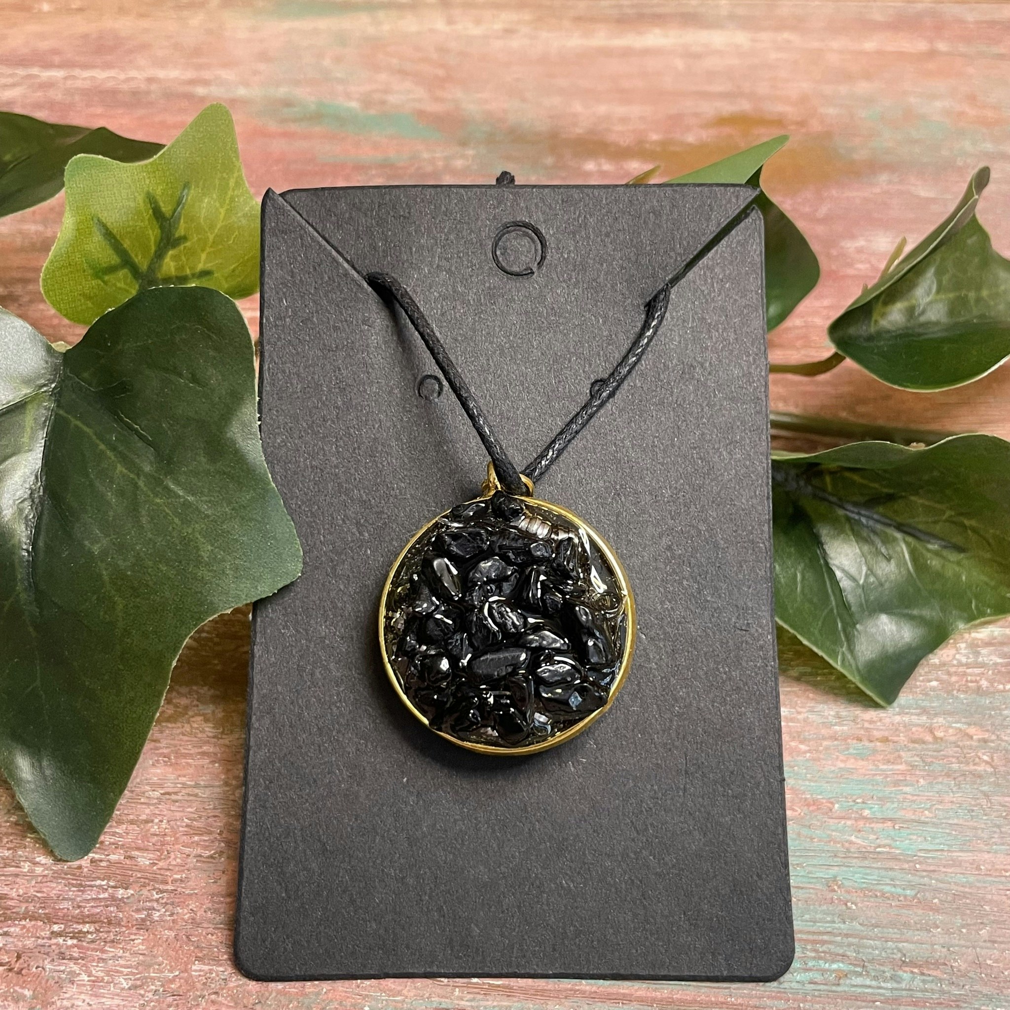 Organit halsband handgjord