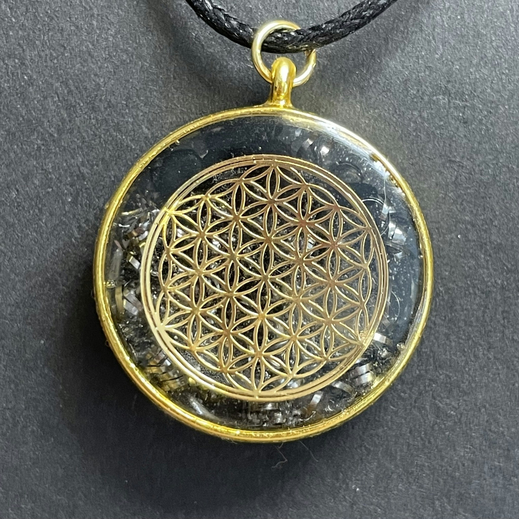 Organit halsband handgjord