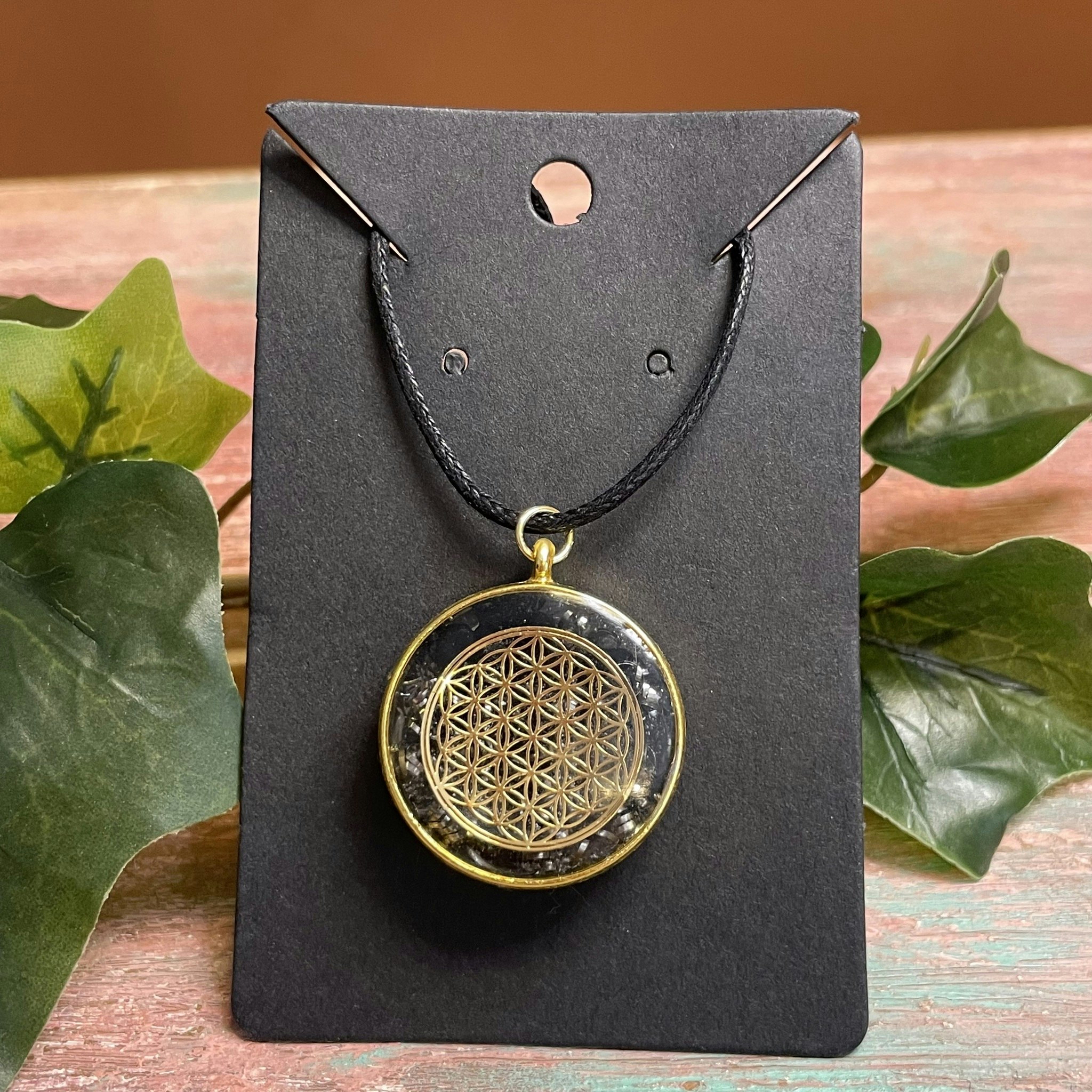 Organit halsband handgjord