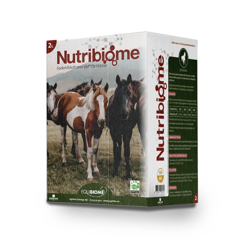 Nutribiome Probiotiskt fodertillskott, 2 x 5 liter