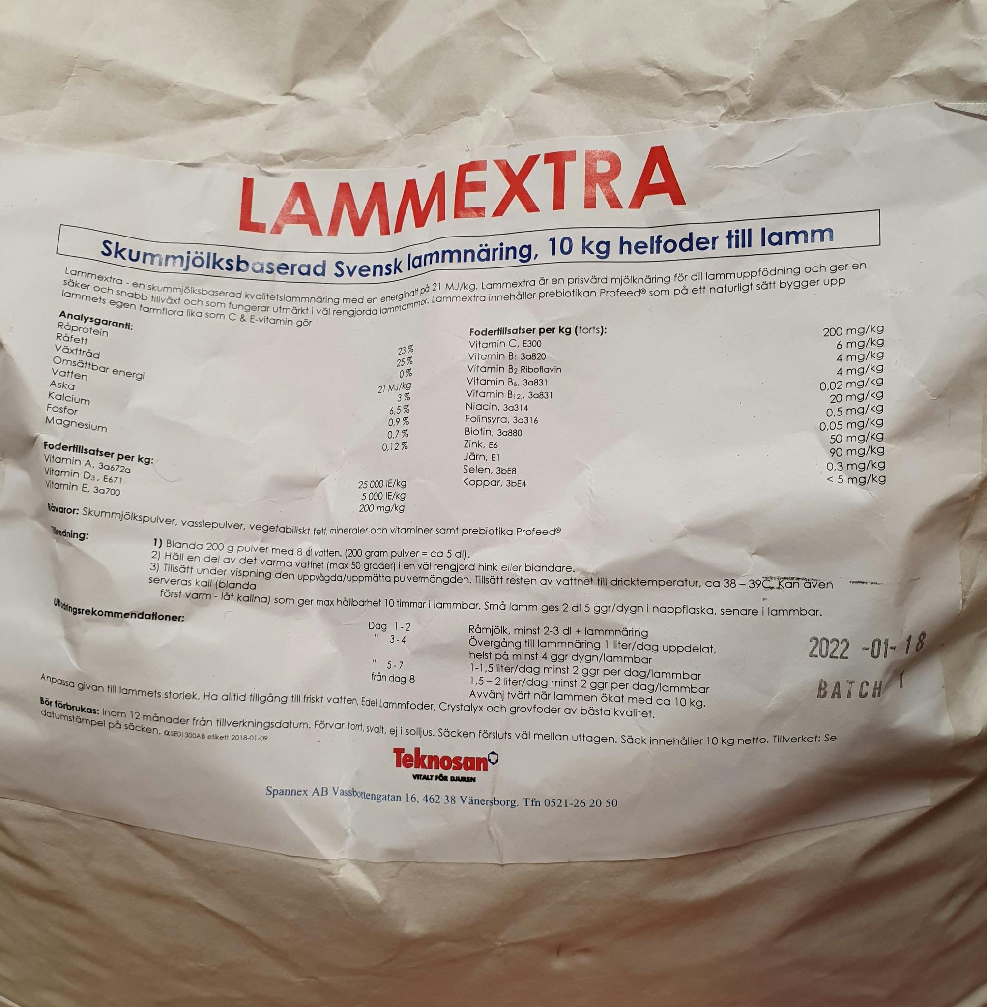 Lammextra, 10kg