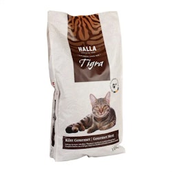 Halla Tigra Kattmat Kött Gourmet,10kg