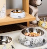 Moomin Pets food bowl, green X-Large