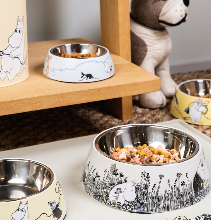 Moomin Pets food bowl, green X-Large