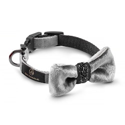 Halsband Bow-tie, Shiny Grey