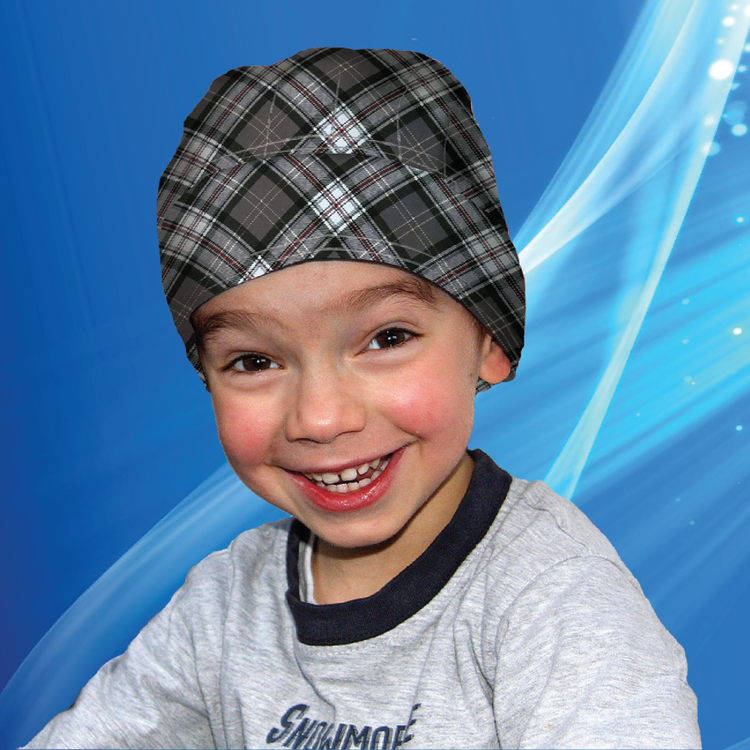 Aqua Coolkeeper - Kylande Bandana Kids Scottish grey