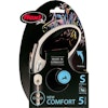 Flexi New Comfort S, 5m rep, Svart