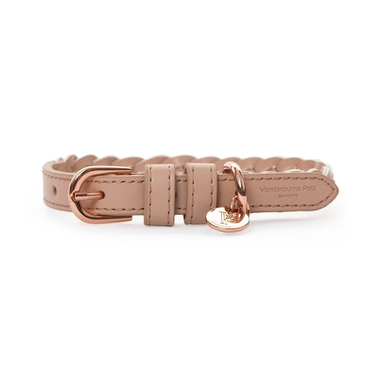 VP Pets Handwoven Collar, Blush