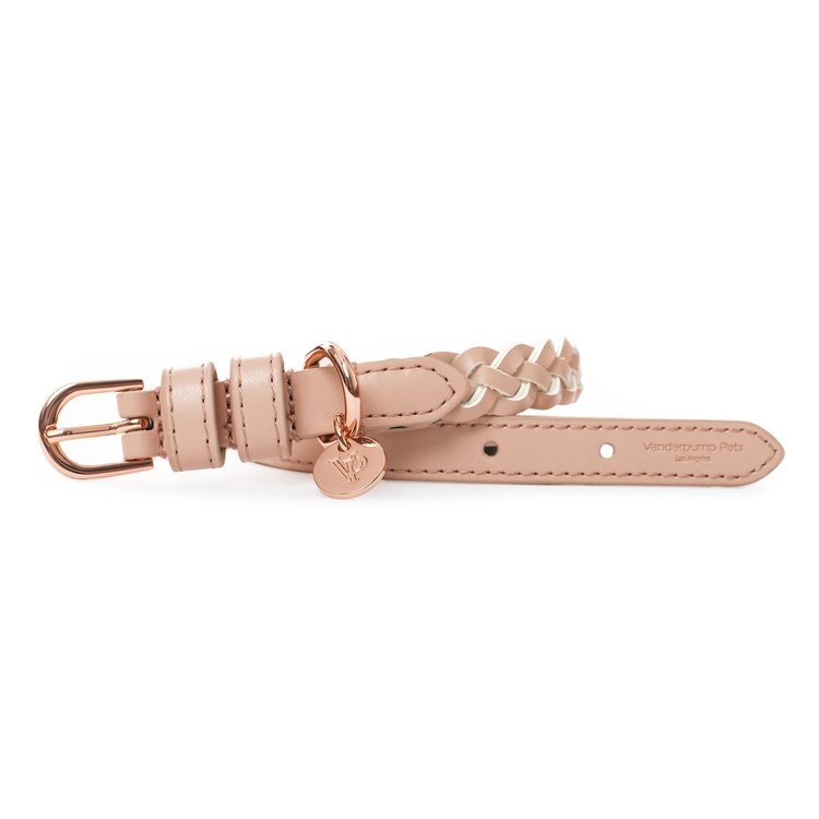 VP Pets Handwoven Collar, Blush