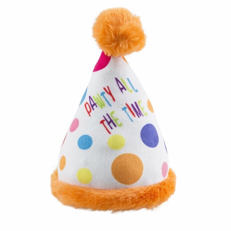 Hundleksak Happy Birthday Hat