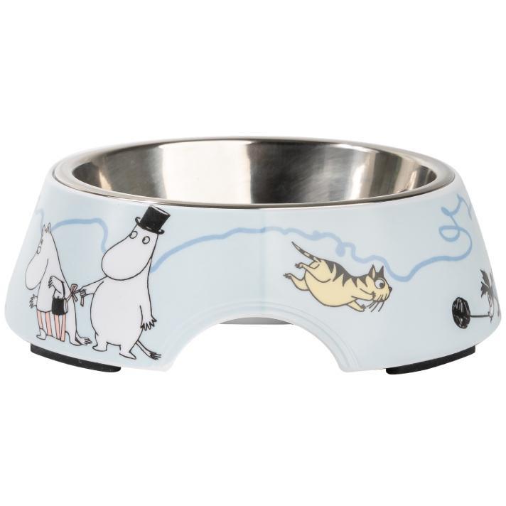Moomin Pets food bowl, blue Small